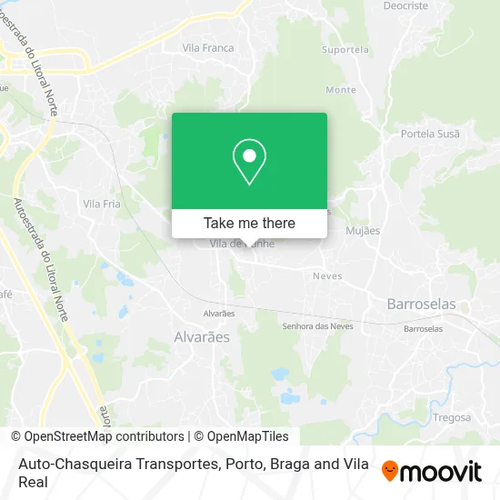 Auto-Chasqueira Transportes map