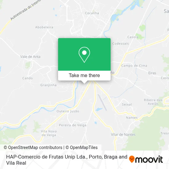 HAP-Comercio de Frutas Unip Lda. map