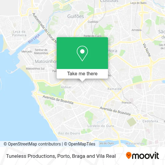 Tuneless Productions map