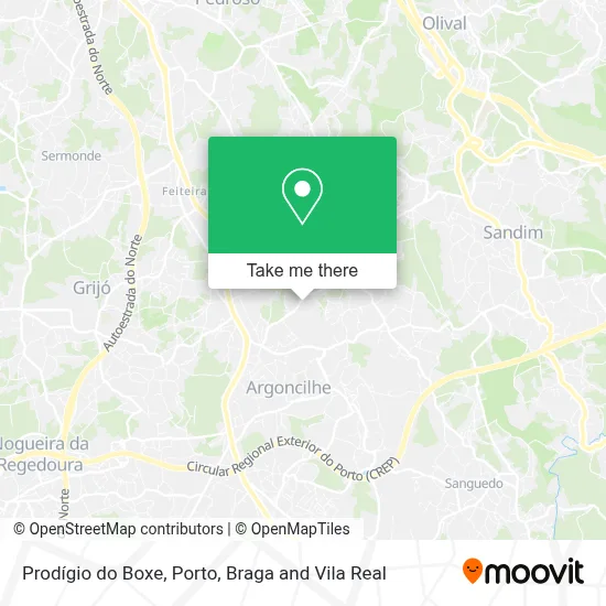 Prodígio do Boxe map