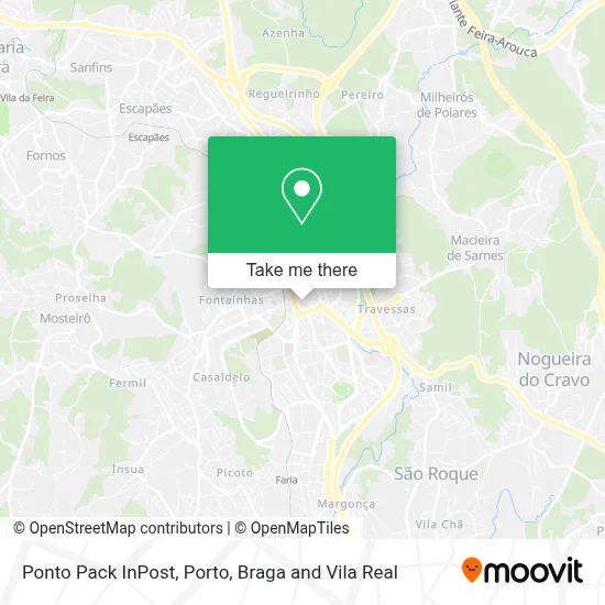 Ponto Pack InPost map