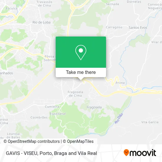GAVIS - VISEU map