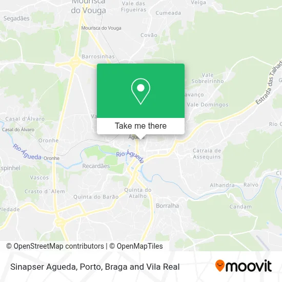 Sinapser Agueda map