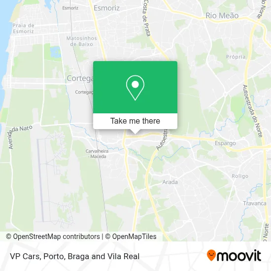 VP Cars map