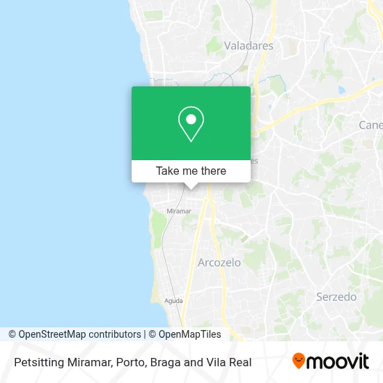 Petsitting Miramar map