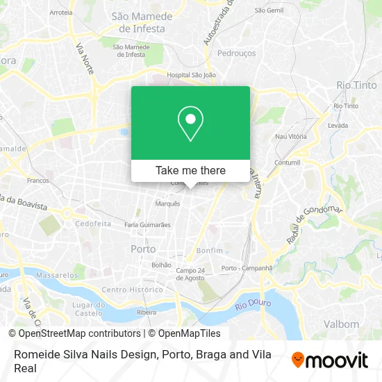 Romeide Silva Nails Design mapa