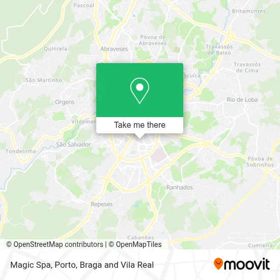 Magic Spa map