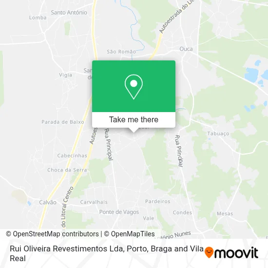 Rui Oliveira Revestimentos Lda map