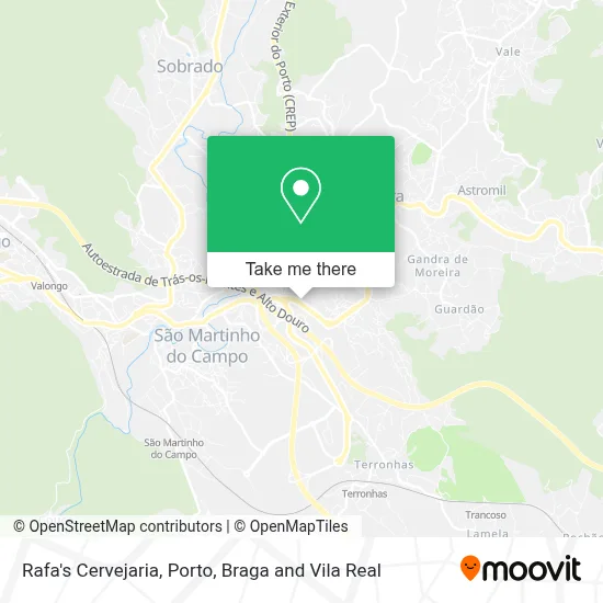 Rafa's Cervejaria mapa