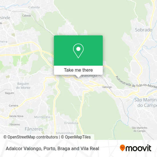 Adalcor Valongo map