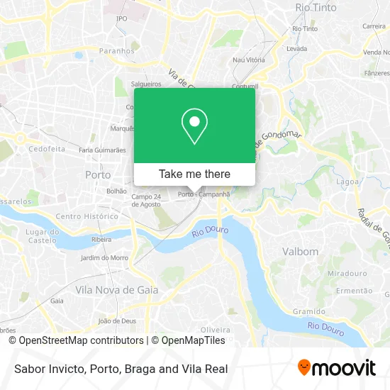 Sabor Invicto map