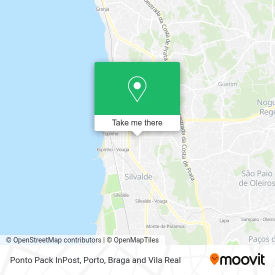 Ponto Pack InPost map