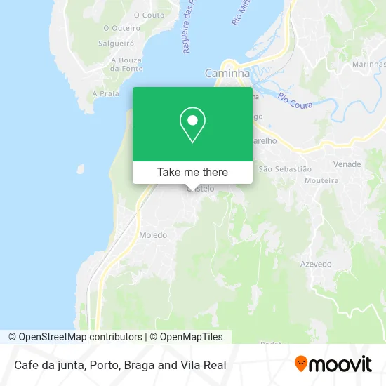 Cafe da junta map