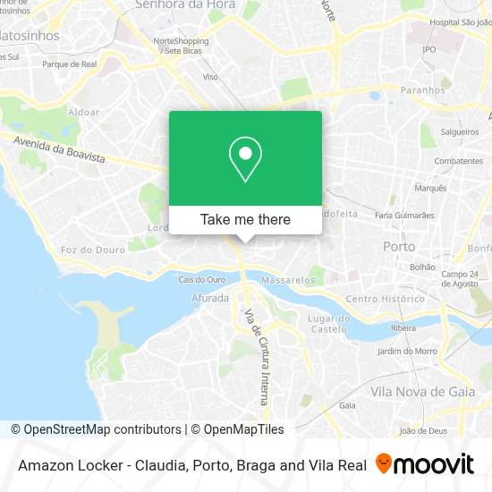 Amazon Locker - Claudia map