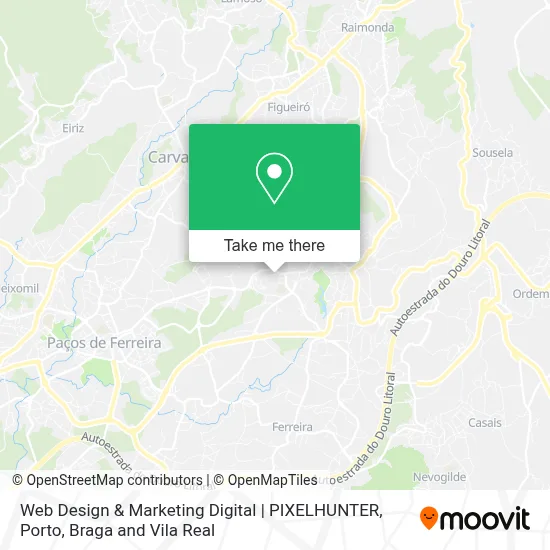 Web Design & Marketing Digital | PIXELHUNTER map