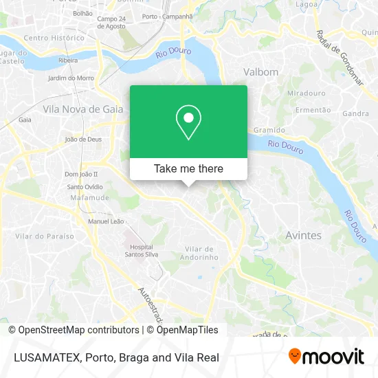 LUSAMATEX map