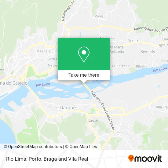 Rio Lima mapa