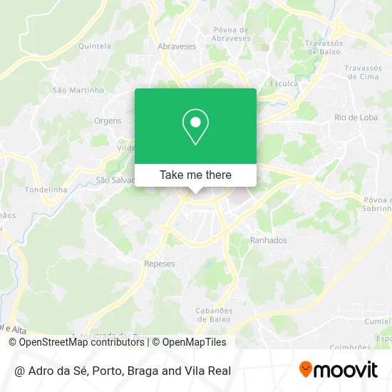 @ Adro da Sé map
