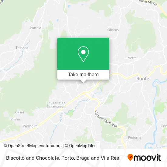 Biscoito and Chocolate map