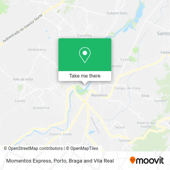 Momentos Express map