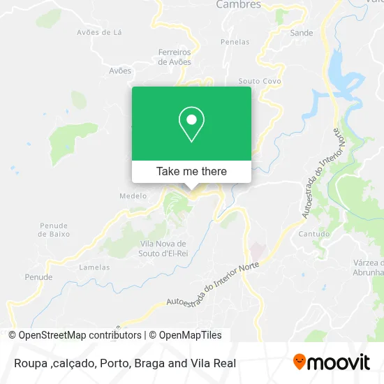 Roupa ,calçado map