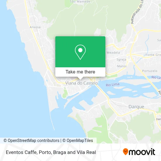 Eventos Caffe map