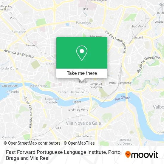 Fast Forward Portuguese Language Institute map