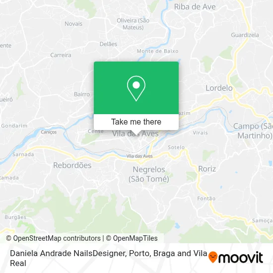 Daniela Andrade NailsDesigner map