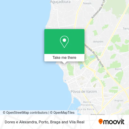 Dores e Alexandra map