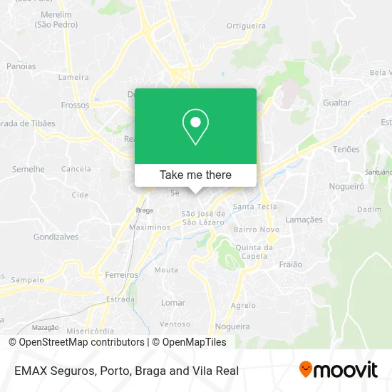 EMAX Seguros map