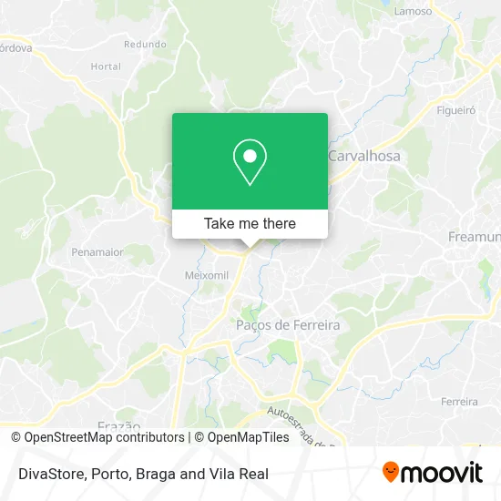 DivaStore map