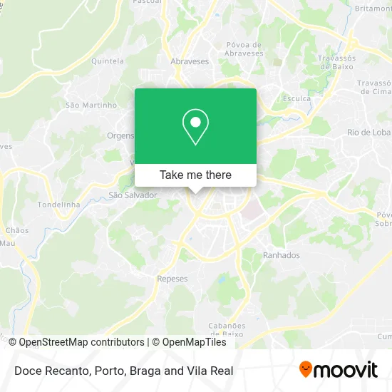 Doce Recanto map