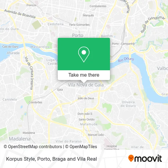 Korpus Style map