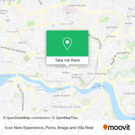 Icon New Experience map