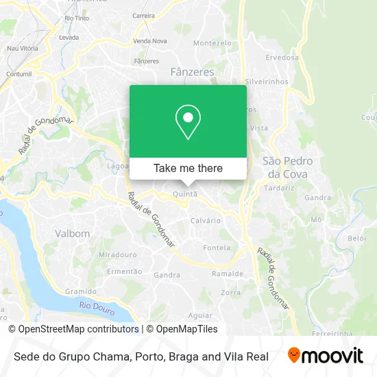 Sede do Grupo Chama map