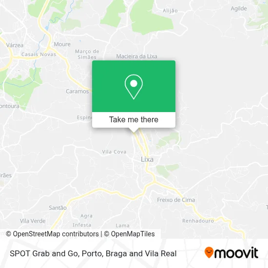 SPOT Grab and Go map