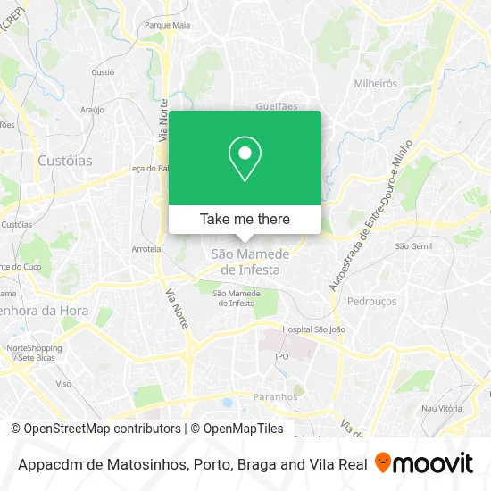 Appacdm de Matosinhos map