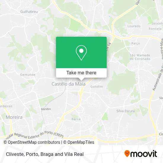 Cliveste map