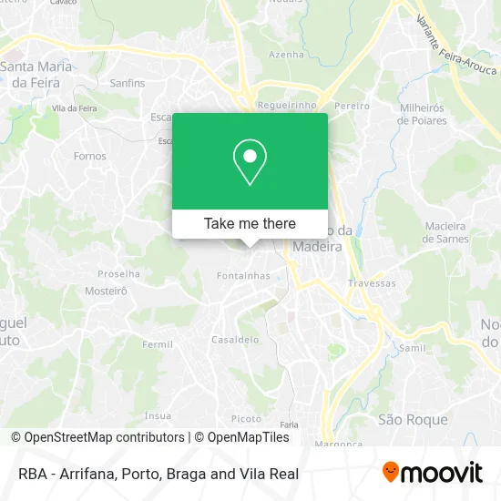 RBA - Arrifana map