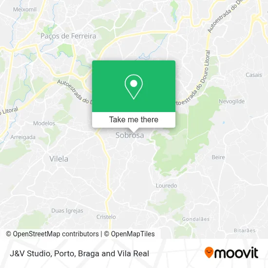 J&V Studio map
