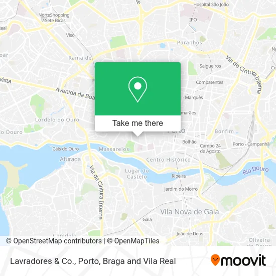Lavradores & Co. map