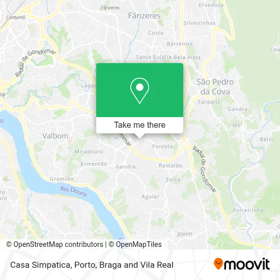 Casa Simpatica map
