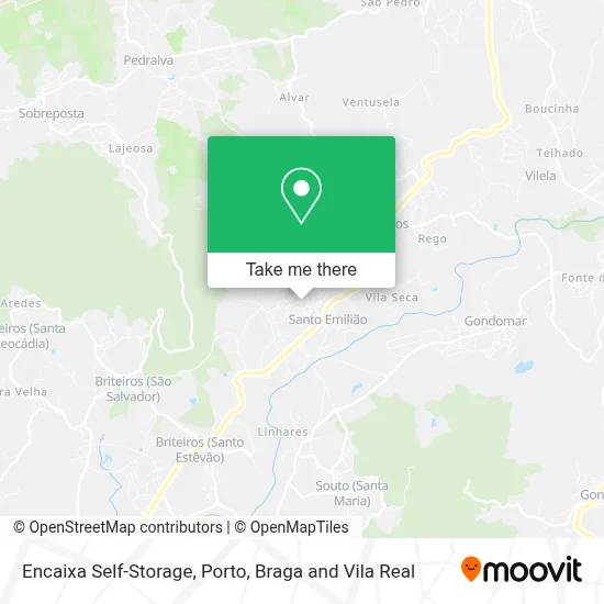 Encaixa Self-Storage map