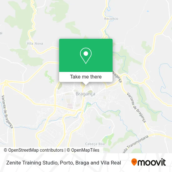 Zenite Training Studio map