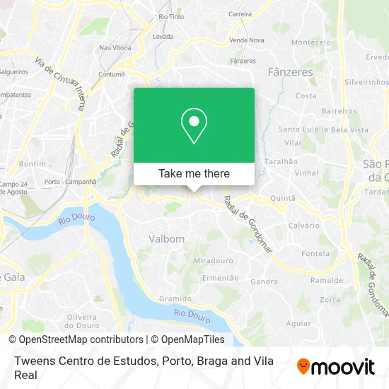 Tweens Centro de Estudos map