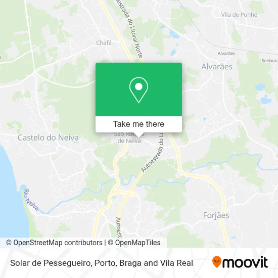 Solar de Pessegueiro map