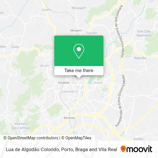 Lua de Algodão Colorido map