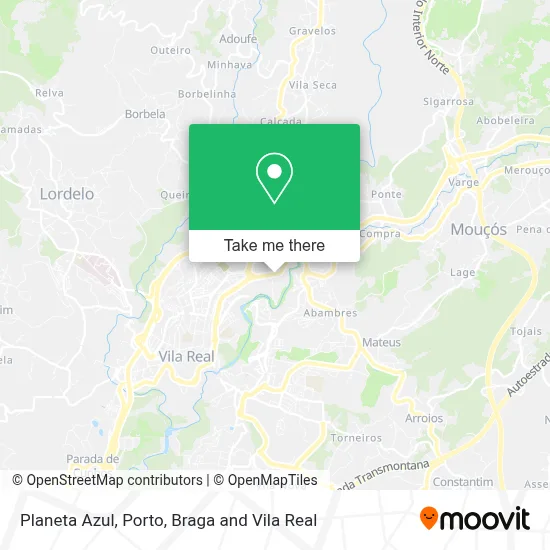 Planeta Azul map