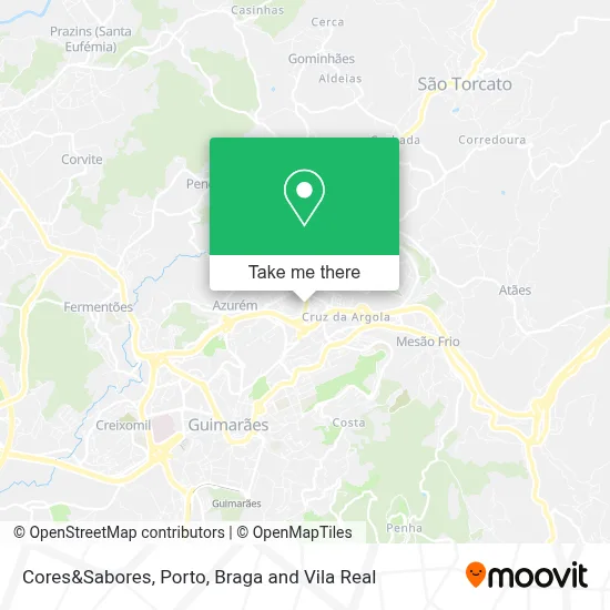 Cores&Sabores map