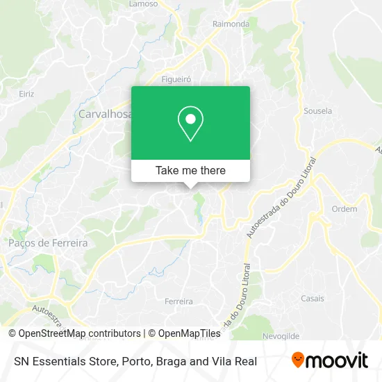 SN Essentials Store mapa